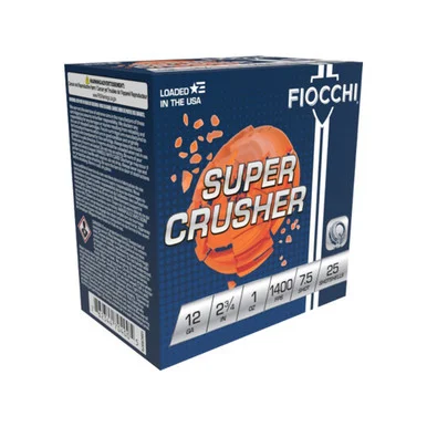 Fiocchi Exacta Target Super Crusher 12 Gauge 2.75 in 1 oz #7.5