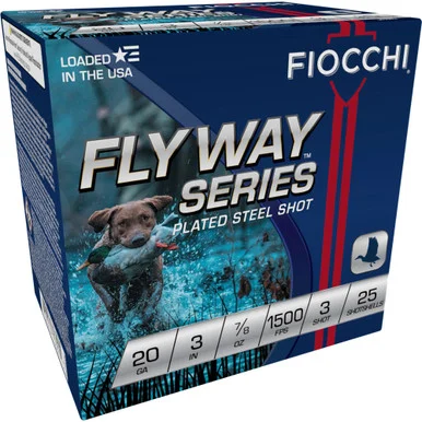 Fiocchi 203ST3 Flyway Waterfowl 20 Gauge 3" 7/8oz #3 1500 fps