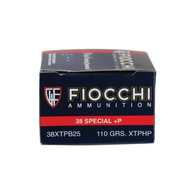 Fiocchi .38 Special +P Hyperformance Defense 110gr XTP HP Ammo