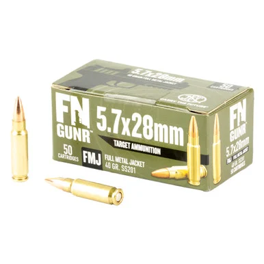 FN 5.7x28mm Gunner Target 40gr FMJ Ammo