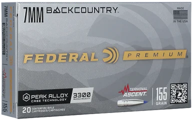Federal 7mm Backcountry 155 Grain Terminal Ascent