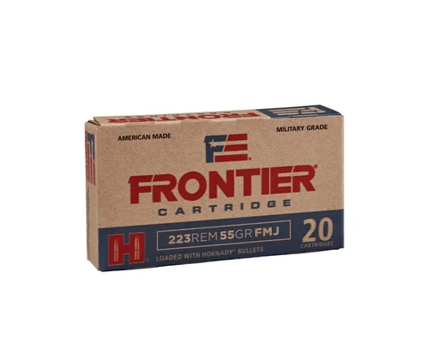 Hornady: Frontier.223 Remington, 55gr FMJ, 20/Box