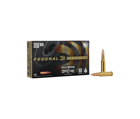 Federal: .308 Win. Gold Medal Centerstrike - 168gr 20/Box