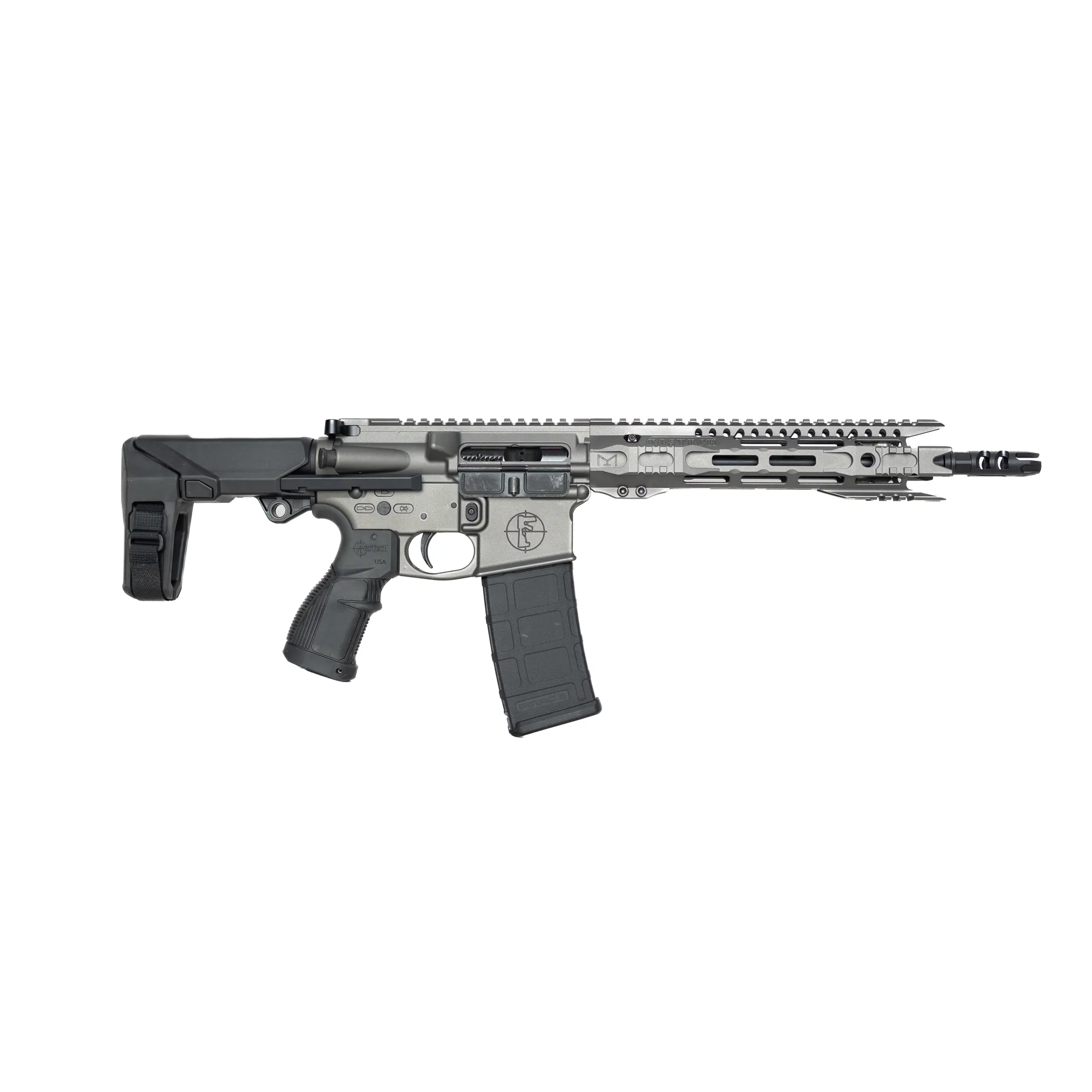 Flite Eagle Pistol: 10.5″ Barrel, 10″ Mach 1 Handguard, HBPDW Brace