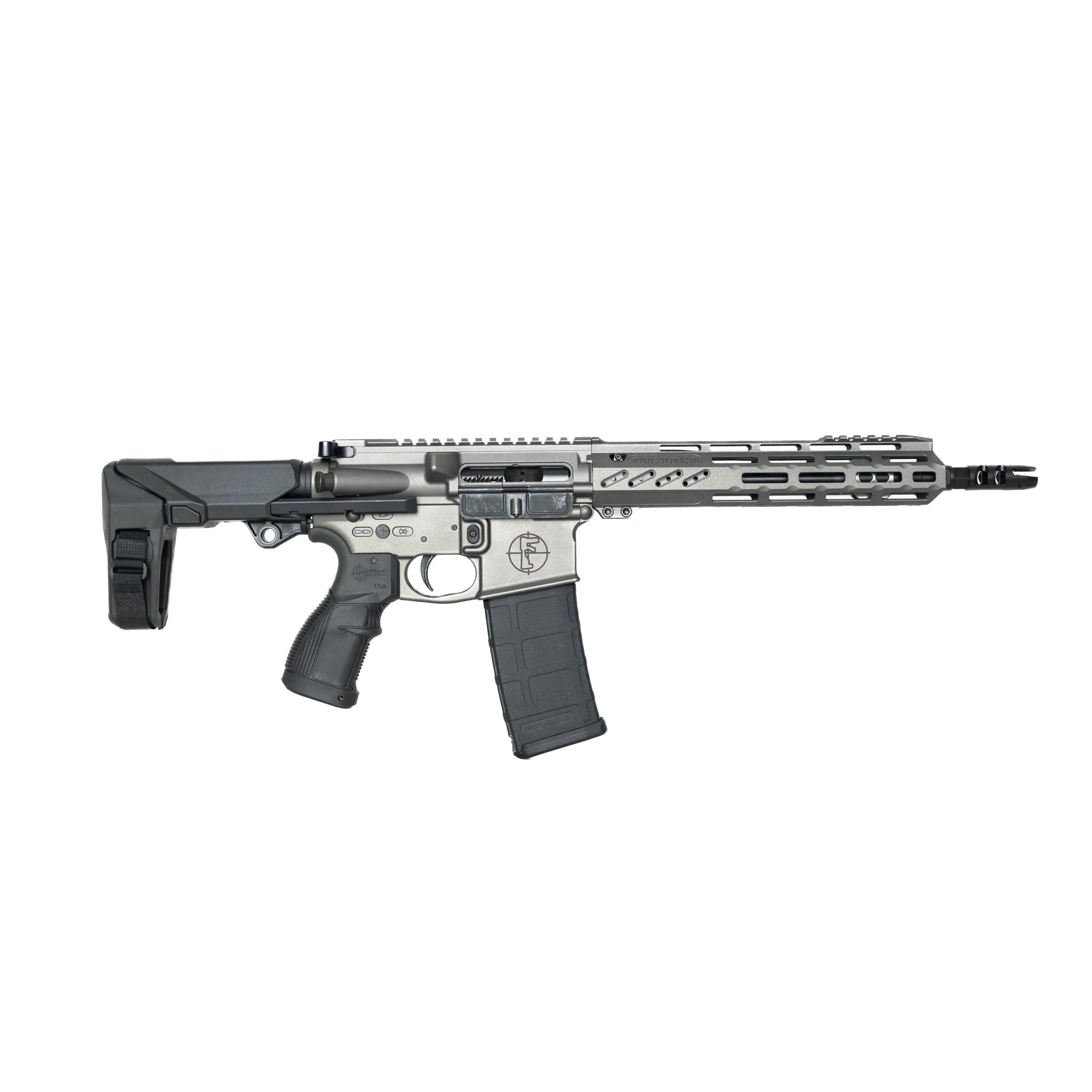 Flite Eagle Pistol: 10.5″ Barrel, 10″ Mach 2 Handguard, HBPDW Brace