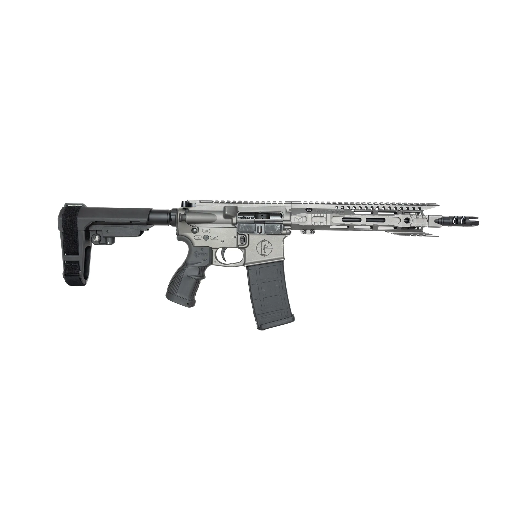 Flite Eagle Pistol: 10.5″ Barrel, 10″ Mach 1 Handguard, SBA 3 Brace