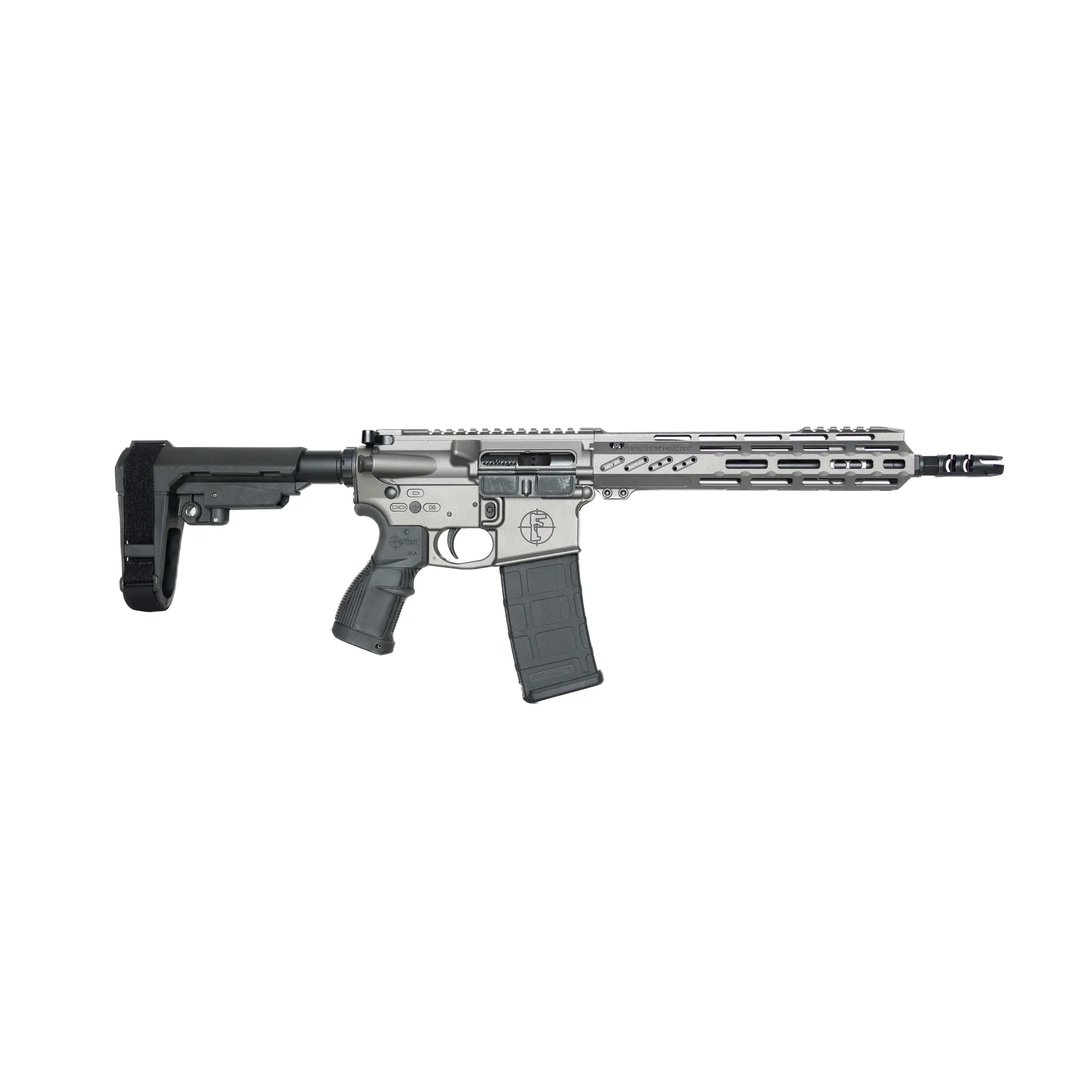 Flite Eagle Pistol: 10.5″ Barrel, 10″ Mach 2 Handguard, SBA 3 Brace