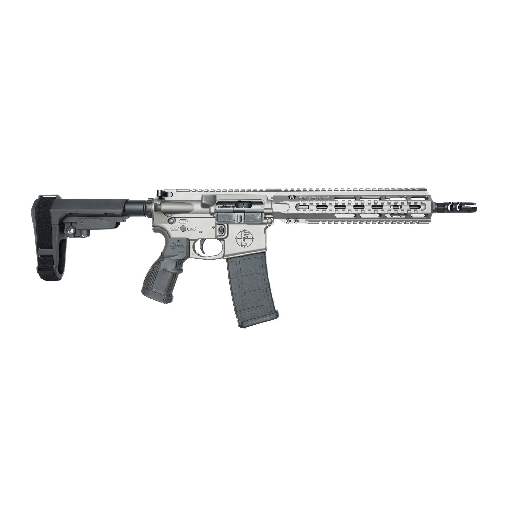 Flite Eagle Pistol: 10.5″ Barrel, 10″ Mach 4 Handguard, SBA 3 Brace