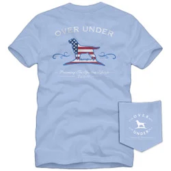 Over Under S/S Freedom Lab T-Shirt Sky Blue