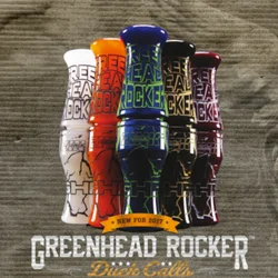 ZINK CALLS GHR GREENHEAD ROCKER DOUBLE REED ACRYLIC DUCK CALL