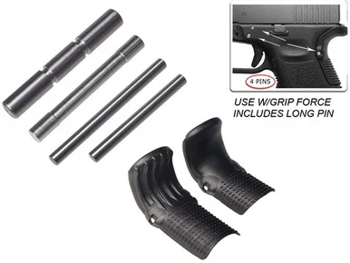 NDZ Stainless Steel Pin Kit With Grip Force Beaver Tail for Glock GEN 1-3