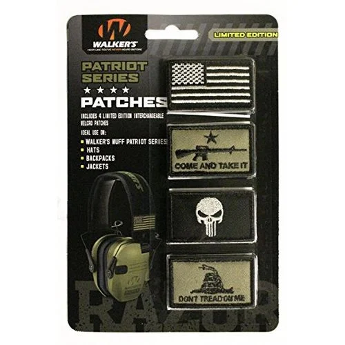 Walker's GWP-PATKIT2 Razor Patriot Earmuffs Patch Kit