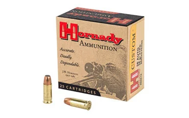 Hornady Custom Pistol Ammo 25 ACP 35 gr. XTP Jacket Hollow Point 25 rd.
