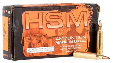 HSM .22-250 Remington Varmint 55gr SP Ammo