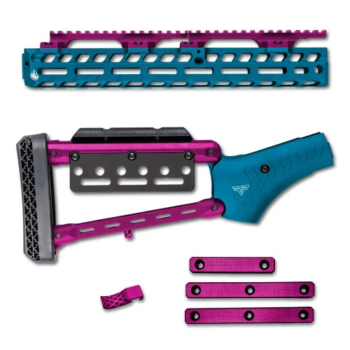 Costa Henry Handguard Pistol Grip Stock Set (Pink & Teal)