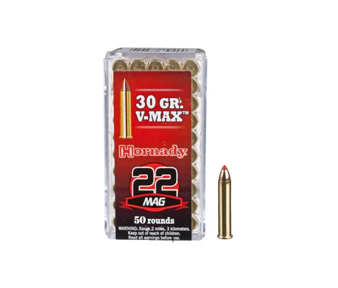Hornady 83202: 22 WMR 30gr V-Max