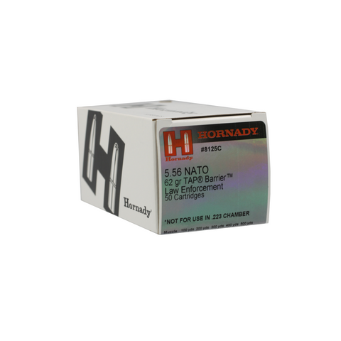 Hornady: TAP Barrier™ 5.56 NATO, 62gr SP, 50/Box