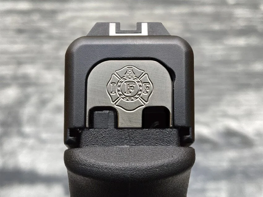 Milspin IAFF Maltese Slide Back Plate