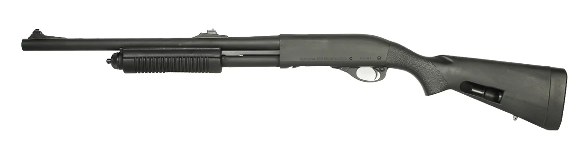 Remington 870 Police 12GA. Shotgun, 18" Barrel, Synthetic KNOXX Stock