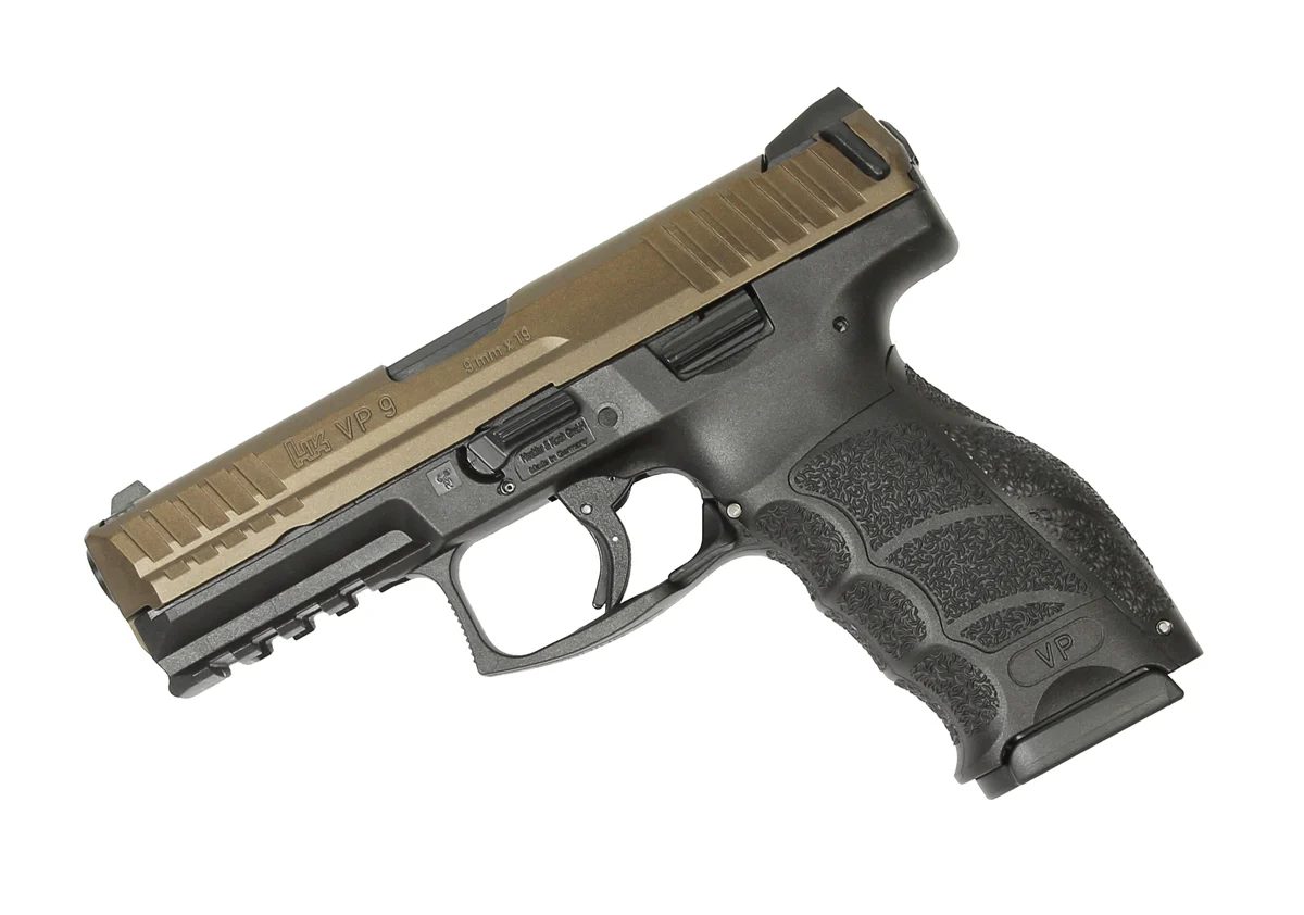 H&K VP9 9mm Striker Fired, Fixed Sights - Midnight Bronze