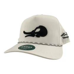 Cut'Em Down Waterfowl Legacy Caddy 5-Panel Hat White/Grey White Rope