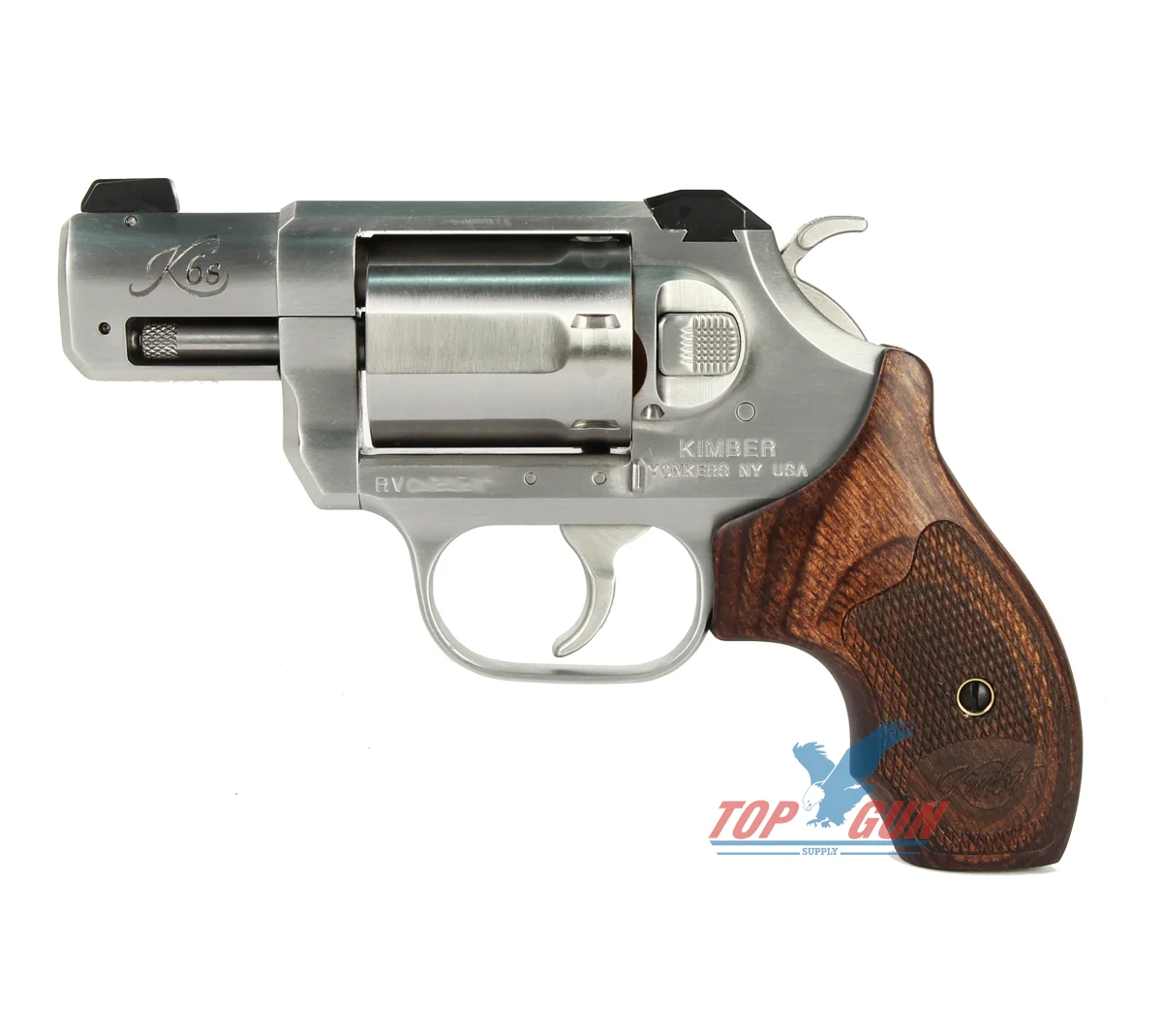 Kimber K6S Stainless Revolver .38 SPL - 2" - Wood Grips