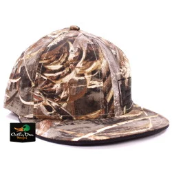 BANDED GEAR FITTED FLAT BILL CAP MAX-5 CAMO W/ "b" LOGO
