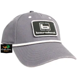 BANDED GEAR CAPTAIN'S CAP GRAY W/ PATCH LOGO
