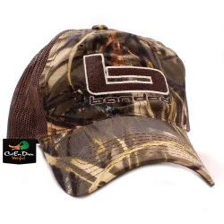 BANDED GEAR TRUCKER CAP MAX-4 CAMO/BROWN MESH W/ "b" LOGO
