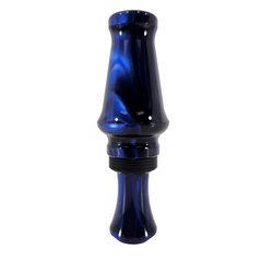 J.J. LARES A5 ACRYLIC MALLARD DUCK CALL - BLUE PEARL WITH BLACK BAND