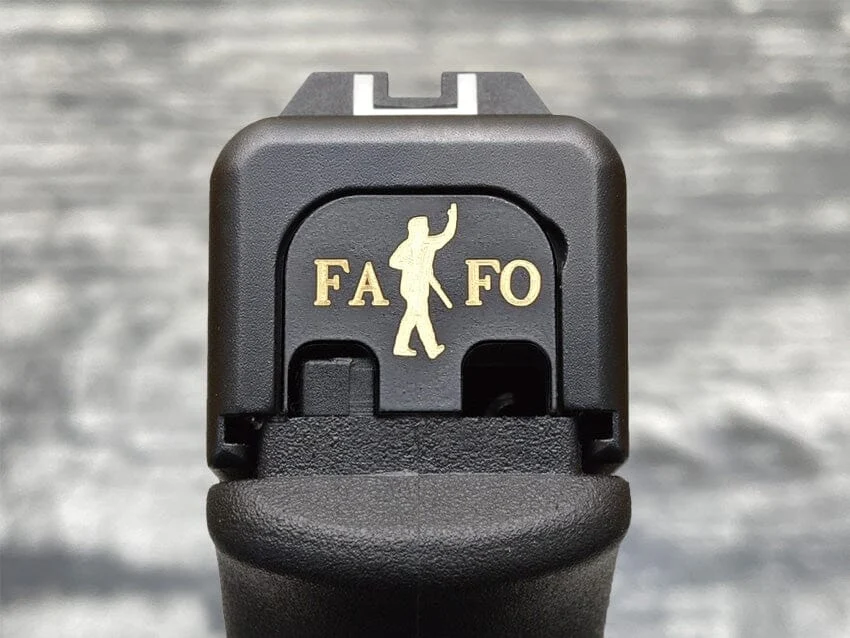 Milspin Rittenhouse FAFO Walks Slide Back Plate