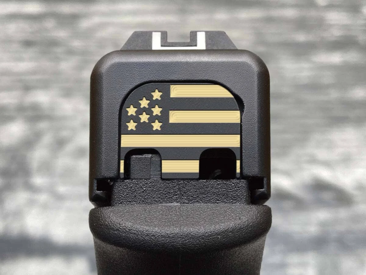 Milspin Large US Flag Slide Back Plate