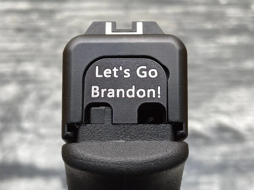 Milspin "Let's Go Brandon!" Slide Back Plate