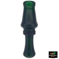 J.J. LARES MAGNUM HEN ACRYLIC MALLARD DUCK CALL - MATTE MALLARD GREEN / BLACK BAND