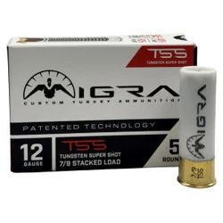 Migra Ammunitions Custom Turkey 12 Ga 3" 2 Oz TSS Box 5 Rd