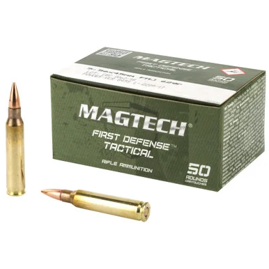 Magtech 5.56x45mm NATO First Defense Tactical/Training 62gr FMJ Ammo