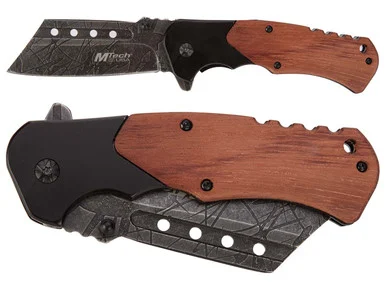 MTech Knives A1050SW Framelock Knife with Stone Wash Blade