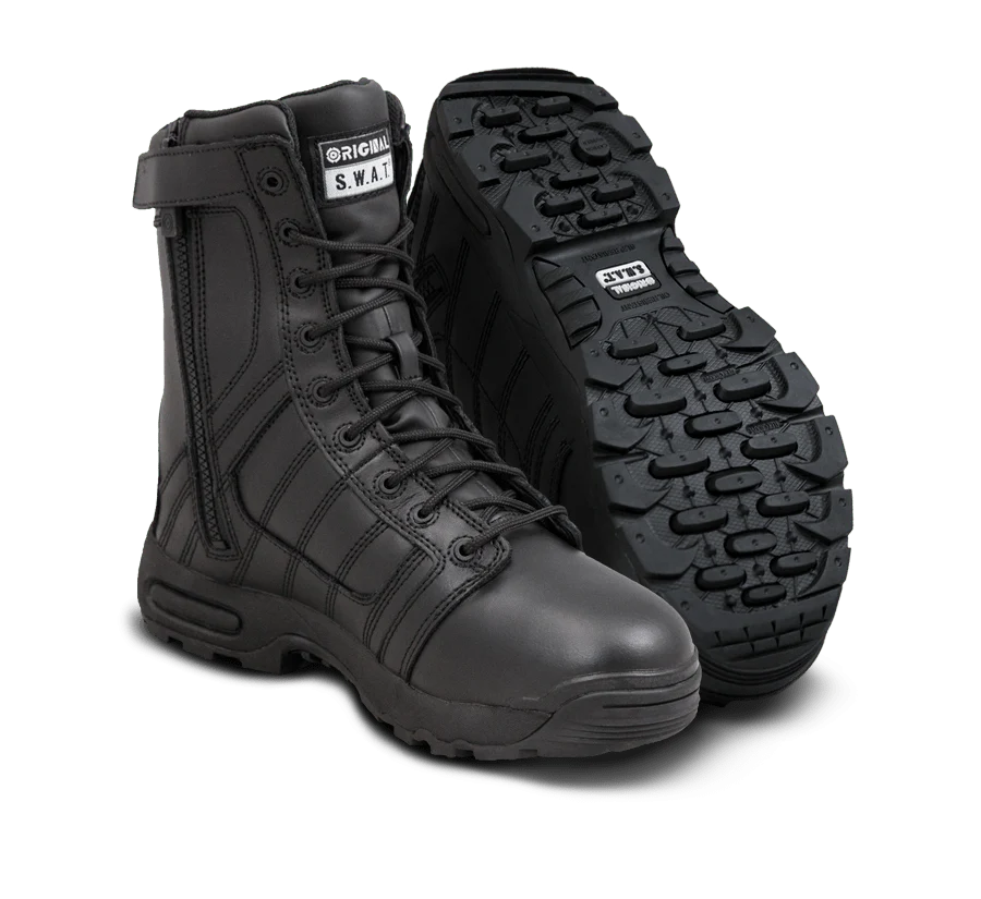Original SWAT Tactical Police Metro Air 9" Men's Side Zip 200 Boots - 123401