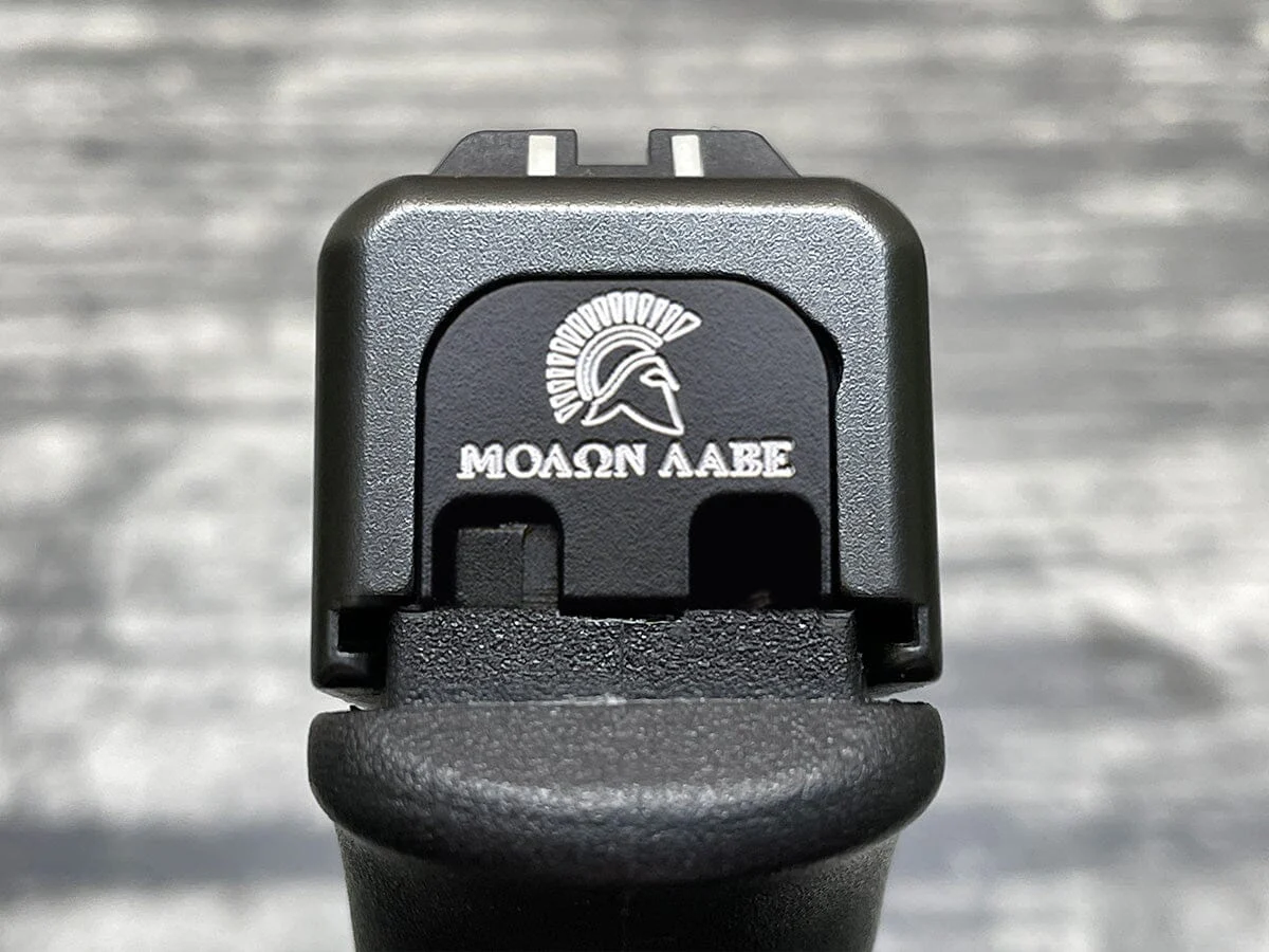 Milspin Molon Labe Slide Back Plate