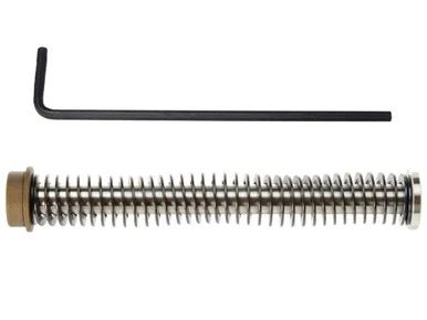 NDZ 18LB Guide Rod Assembly Cerakote Burnt Bronze Adapter for Glock GEN 4-5 19 23 32 38 45