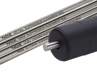 NDZ Suppressor Bore Alignment Check Rods with Storage Tube