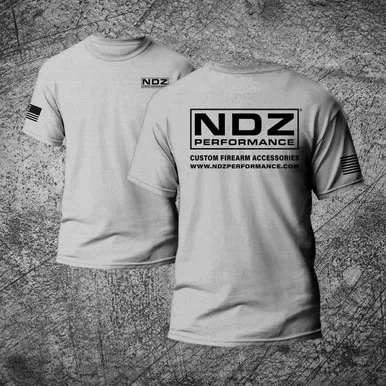 NDZ Performance Logo T-Shirt V2 in Athletic Grey