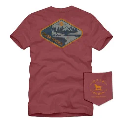 Over Under S/S Mountainscape T-Shirt Brick