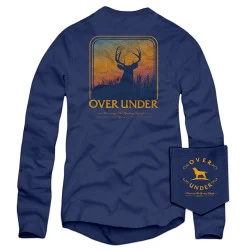 Over Under L/S Topo Deer T-Shirt Navy
