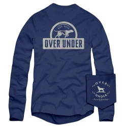 Over Under L/S Pointer Pheasant T-Shirt Navy
