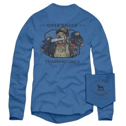 Over Under L/S Training Day II T-Shirt Blue Jean