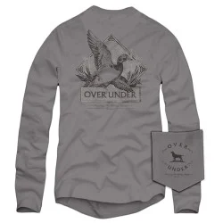 Over Under L/S Wood Duck T-Shirt Hurricane
