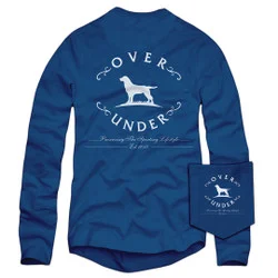 Over Under L/S Original Logo T-Shirt Union Navy