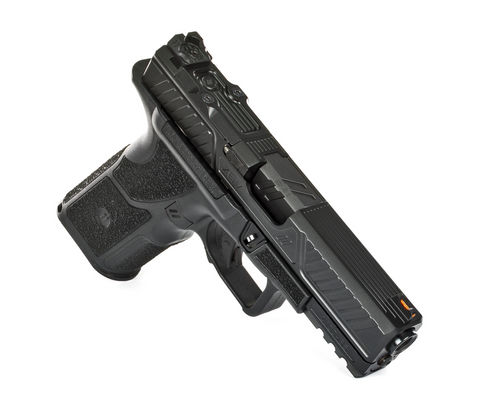 ZEV Tech: OZ9C Compact Pistol, X Grip, Black, 9mm