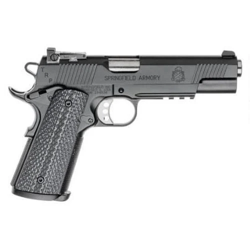 Springfield 1911 TRP Operator Semi Auto Pistol 45 ACP 5" Barrel 7 Rounds G10 Grips Armory Kote Black PC9105L
